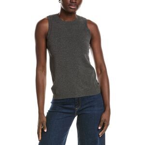 Minnie Rose Womens  Knit Tank Top, Gray